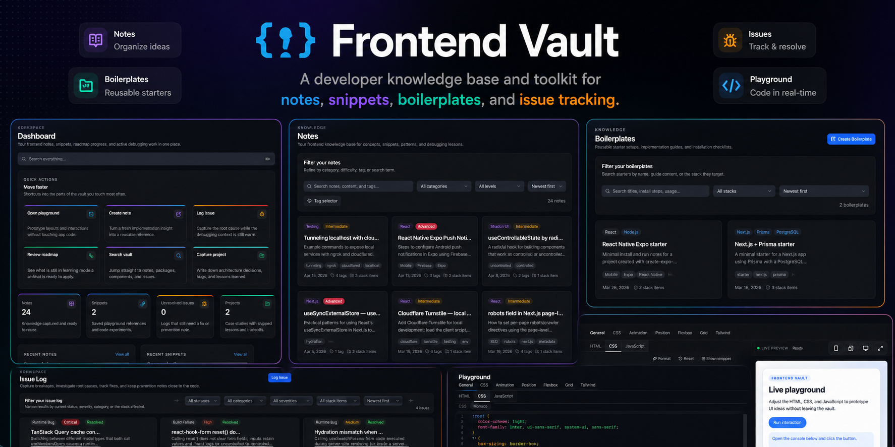 Frontend Vault screenshot 1